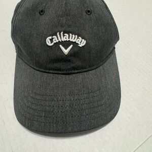 Callaway Charcoal Cap with Embroidered Logo